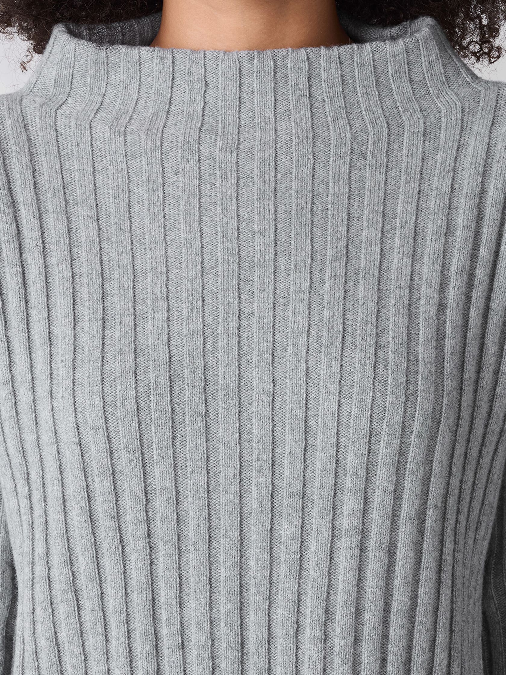 Recycled Wool Cashmere Funnel Neck Top