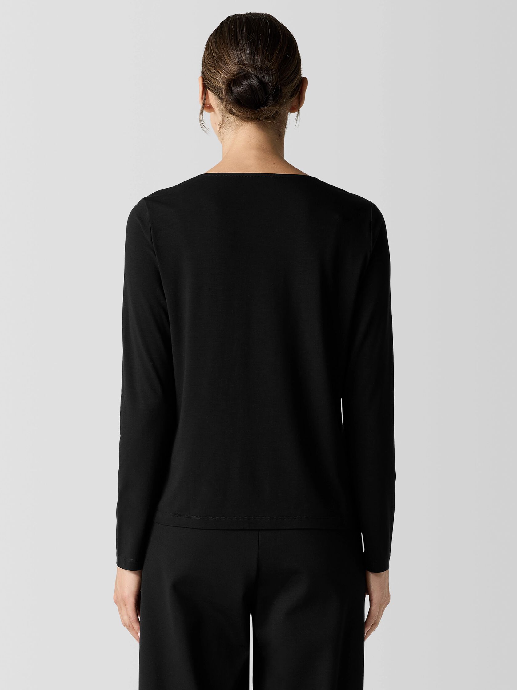 Fine Jersey V-Neck Top