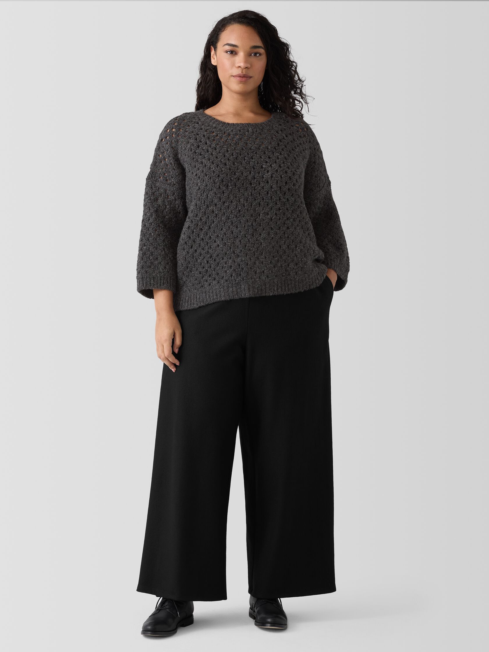 Peruvian Alpaca Crew Neck Top