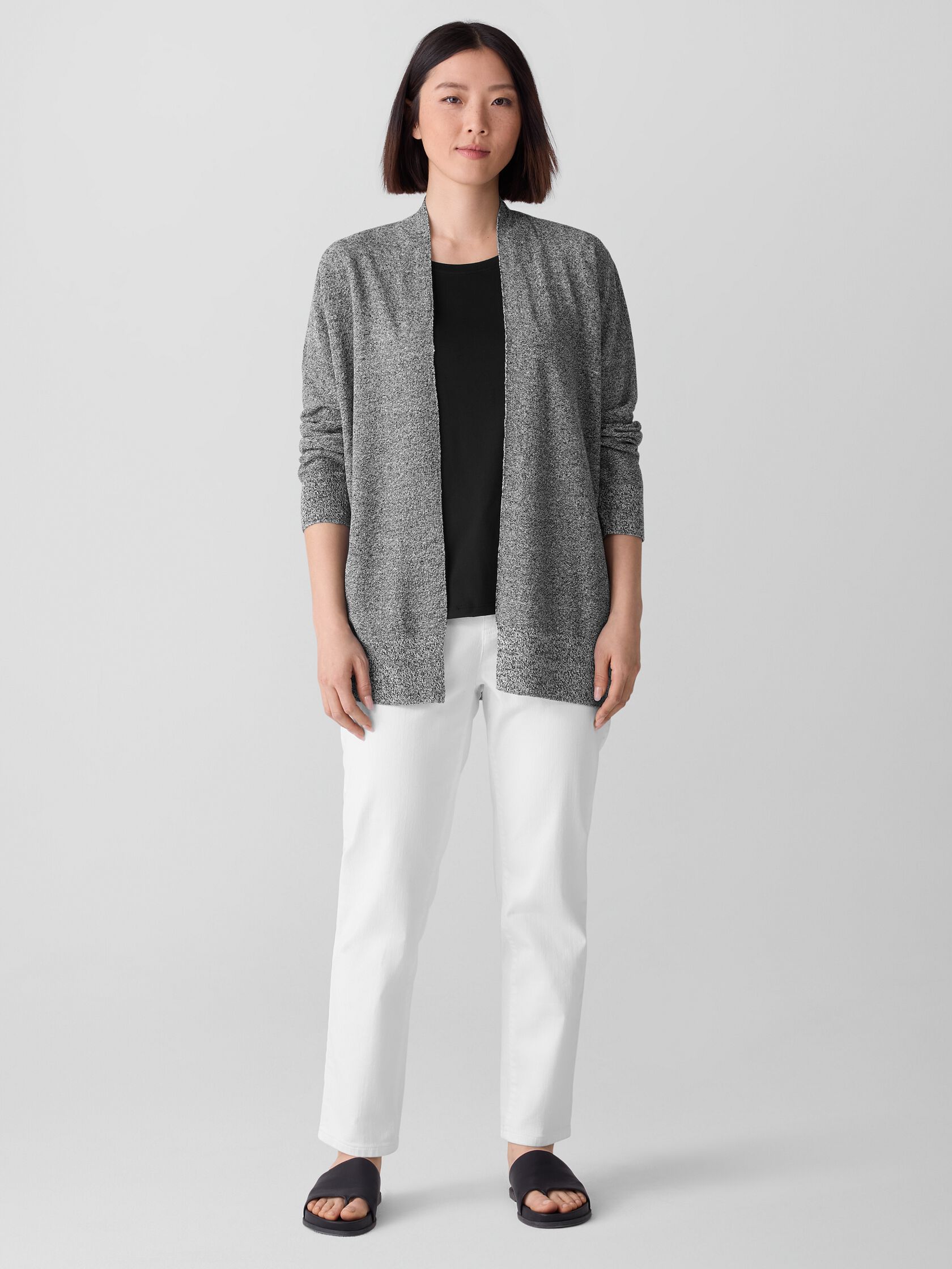 Organic Linen Cotton Long Cardigan