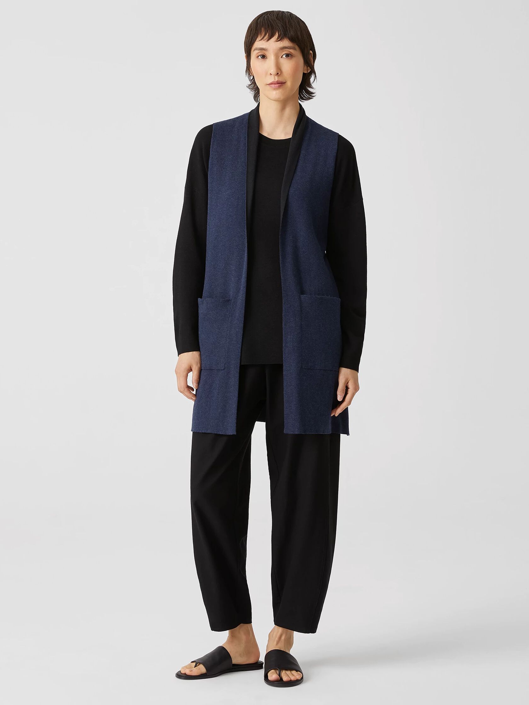 Peruvian Organic Cotton Blend Long Vest