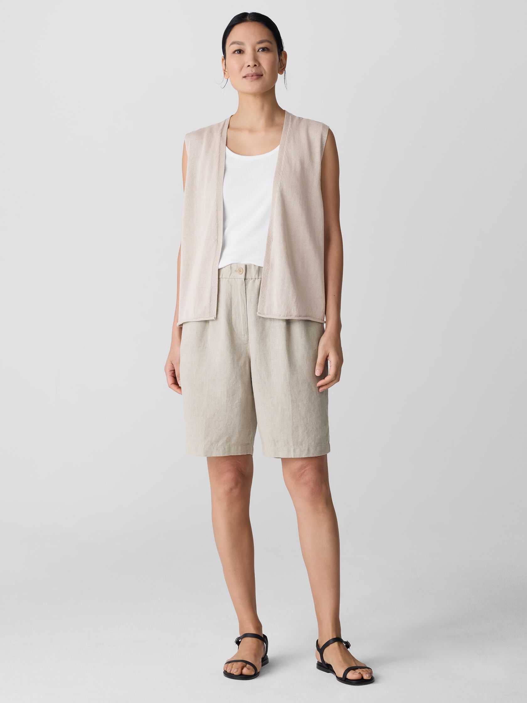 Organic Linen Shorts