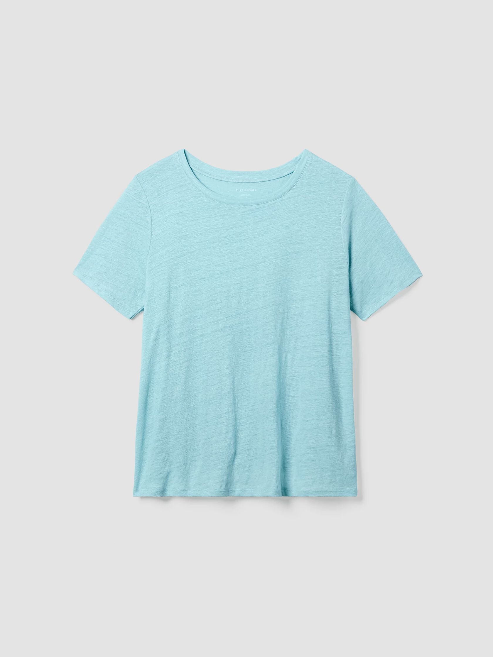 Organic Linen Jersey Crew Neck Tee