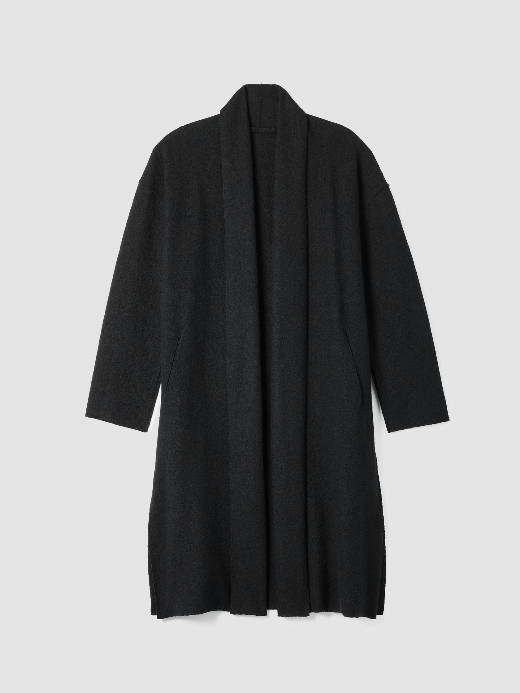 Lightweight Boiled Wool Icon Coat in Regenerative Wool