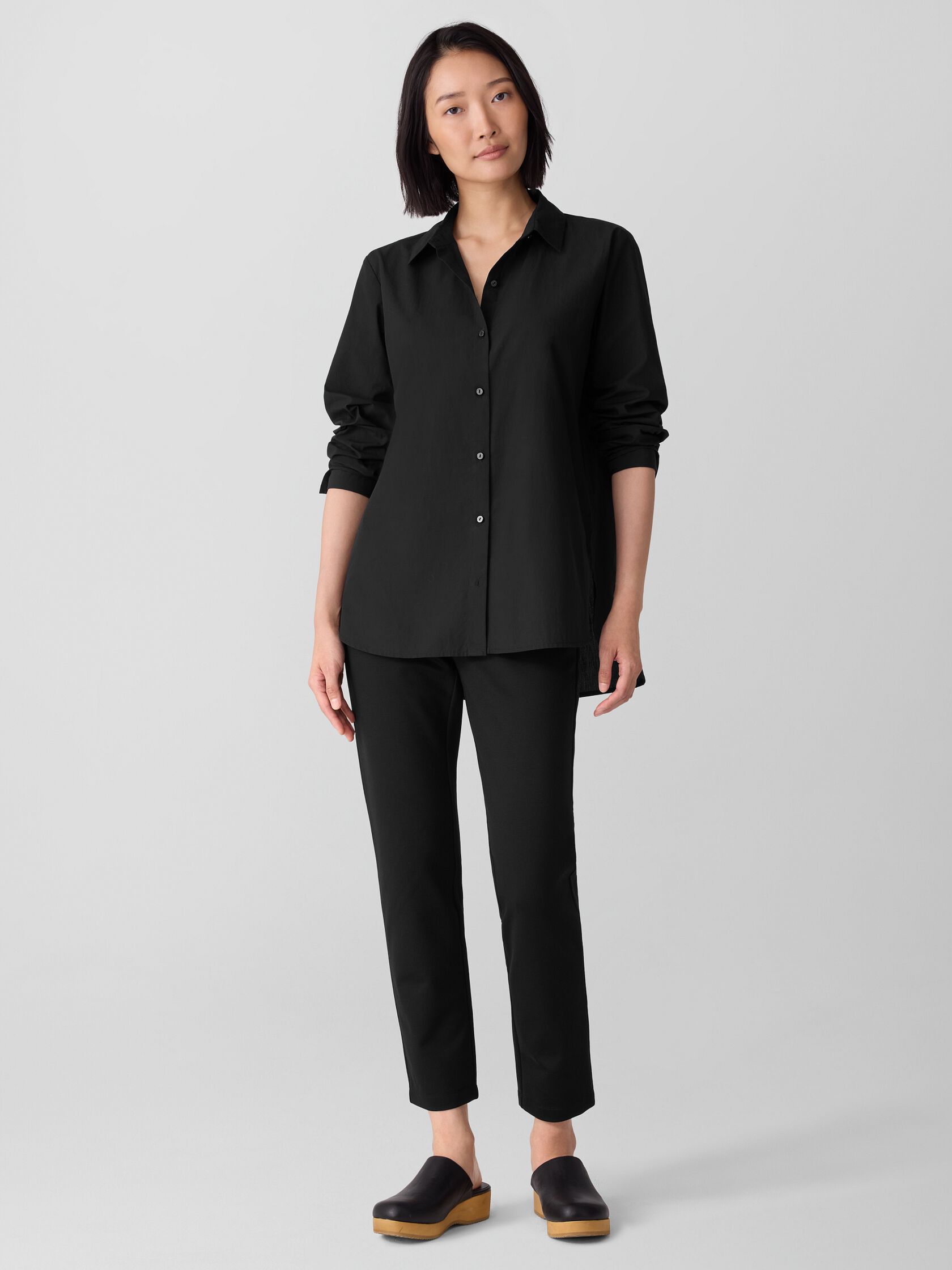 Organic Cotton Poplin&nbsp;Classic Collar Shirt