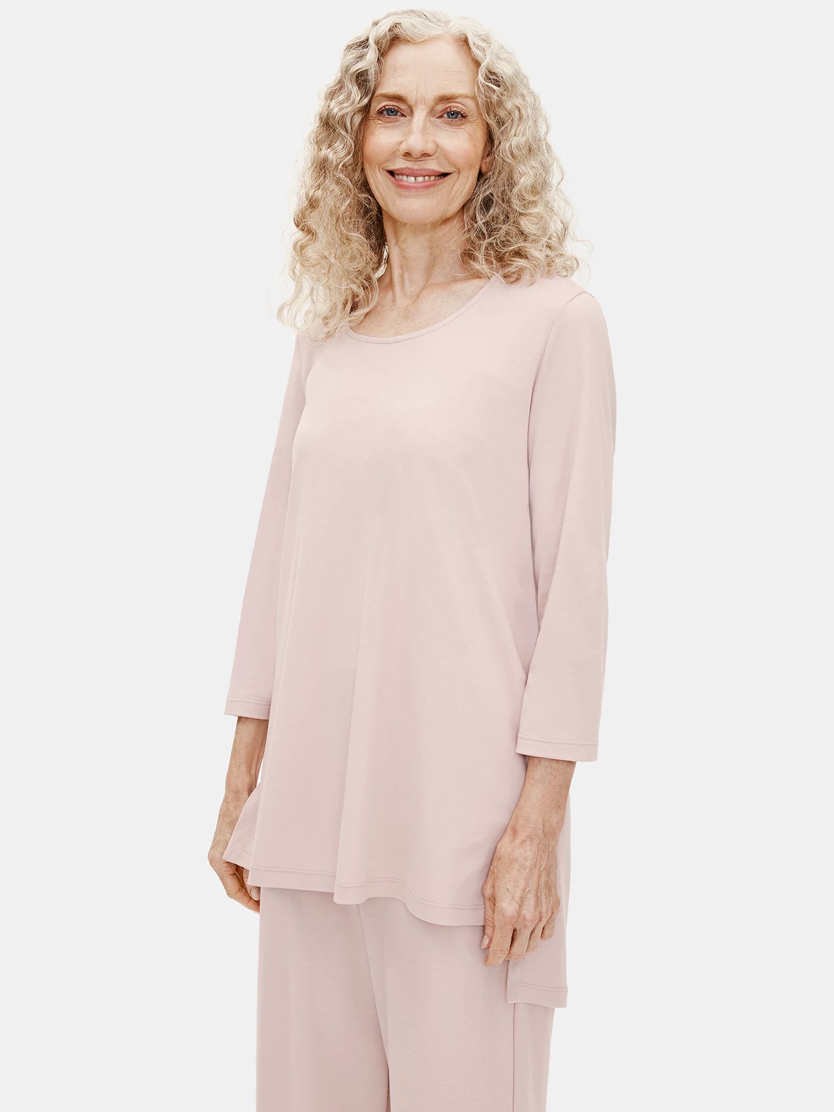 Cozy Organic Cotton Interlock Tunic