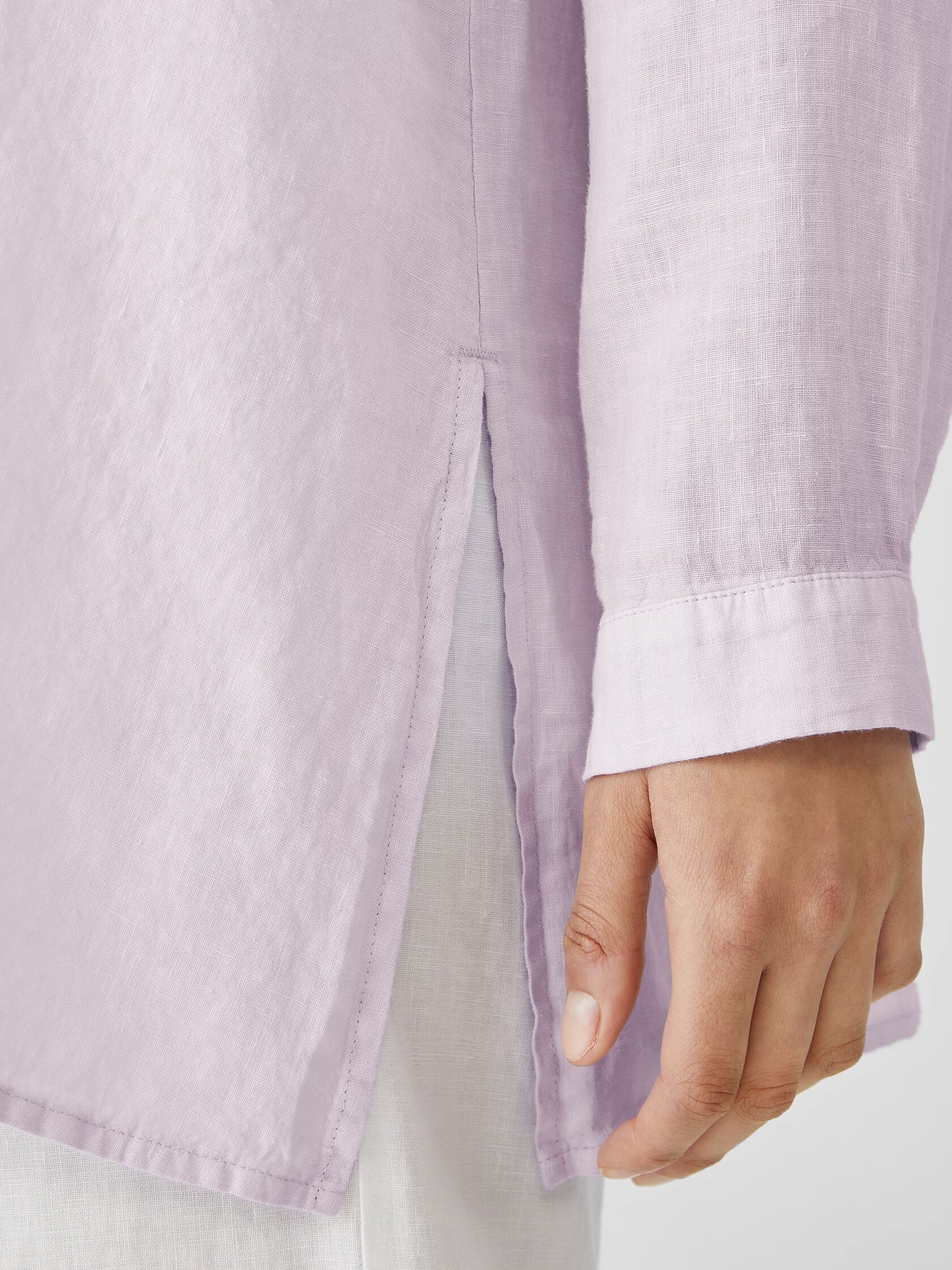 Garment-Dyed Organic Handkerchief Linen&nbsp;Shirt