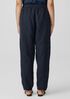 Puckered Organic Linen&nbsp;Lantern Pant