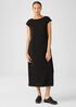 Fine Jersey Tie Waist Dress