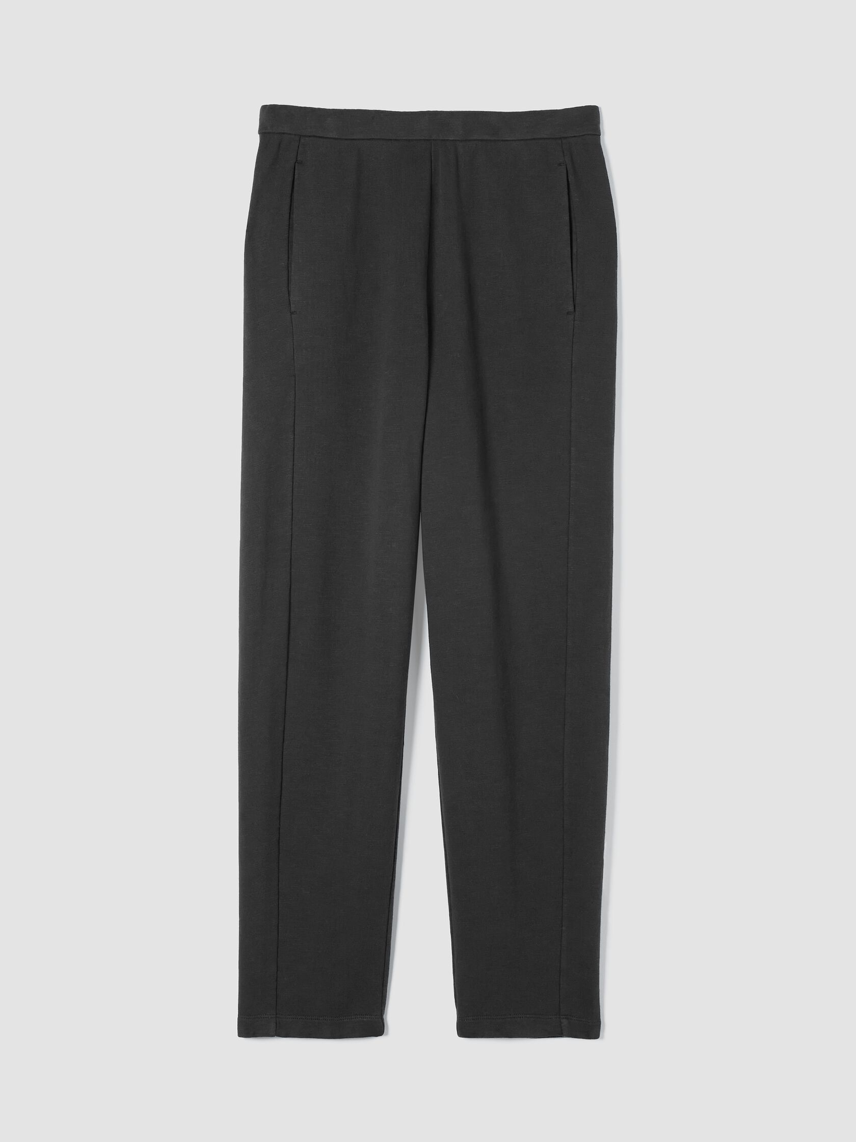 Garment-Dyed Terry Slouchy Pant
