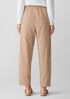Washed Organic Cotton Poplin Lantern Pant