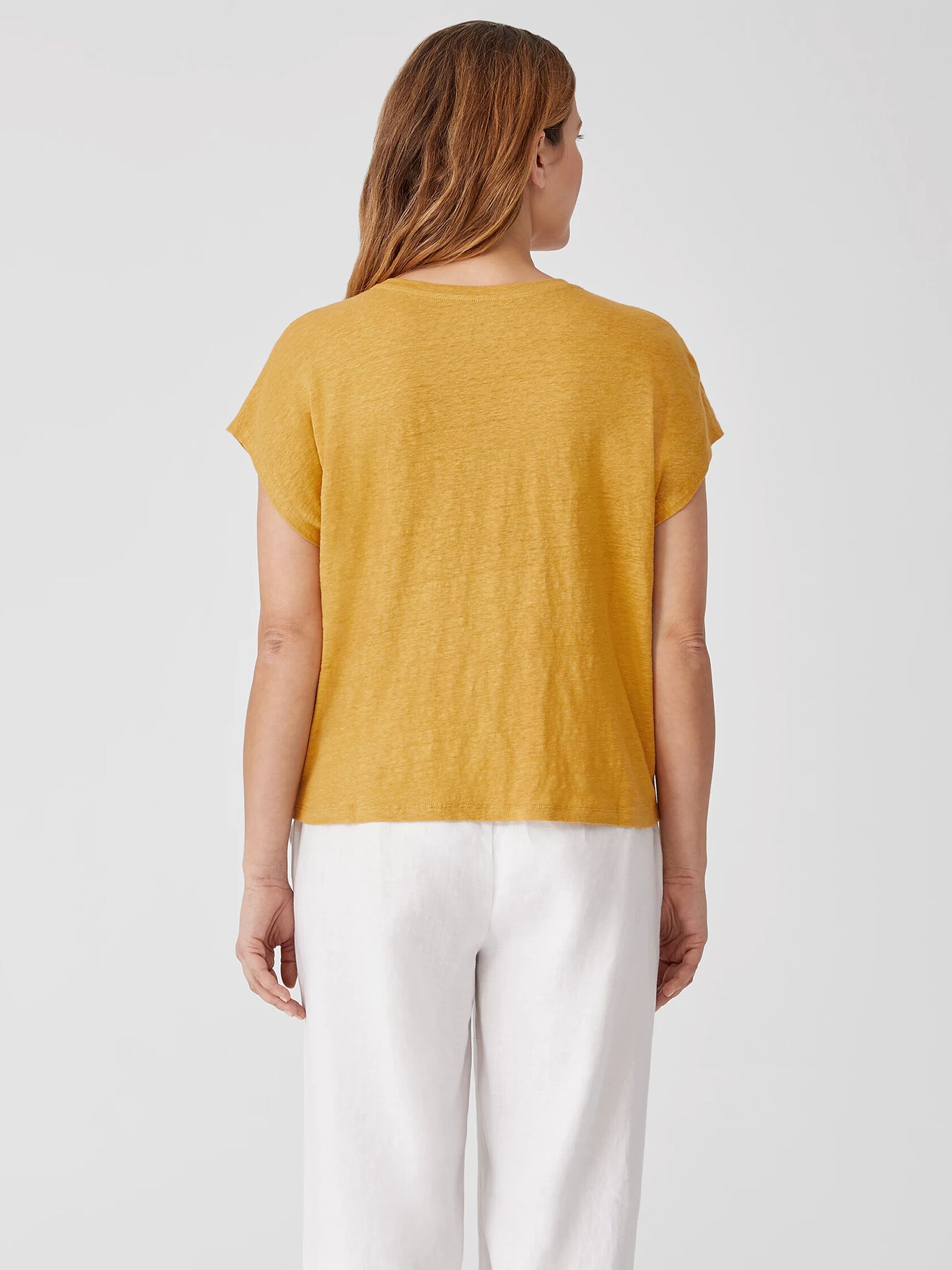 Organic Linen Jersey Square Top