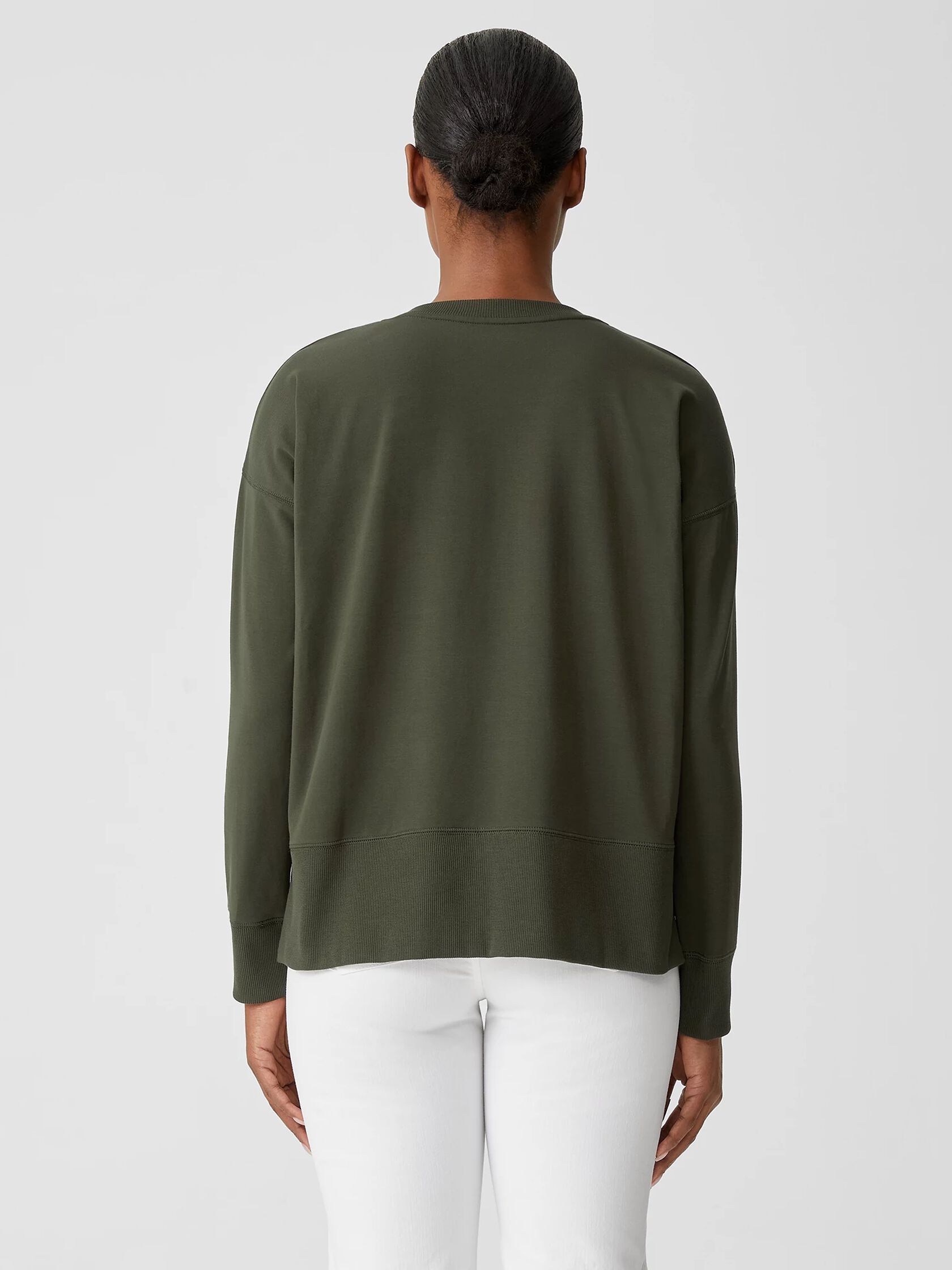 Organic Pima Cotton Stretch Jersey Box-Top