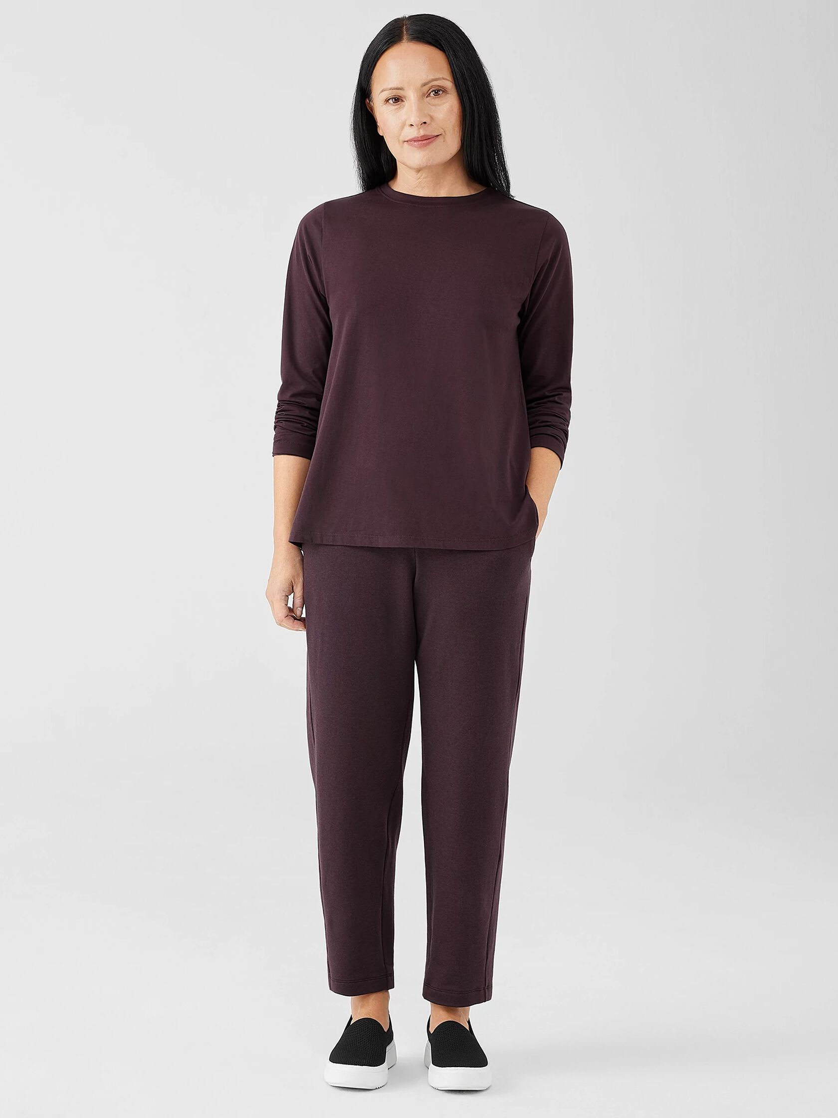 Organic Pima Cotton Jersey Long-Sleeve Tee