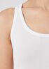 Organic Cotton Stretch Rib Slim Tank