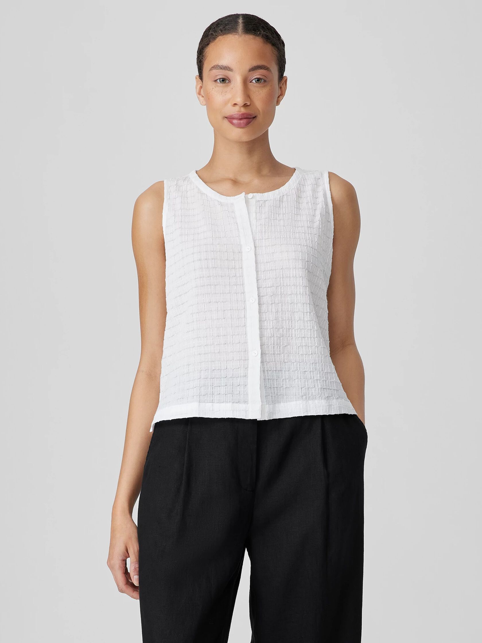 Organic Cotton Voile Box&nbsp;Vest
