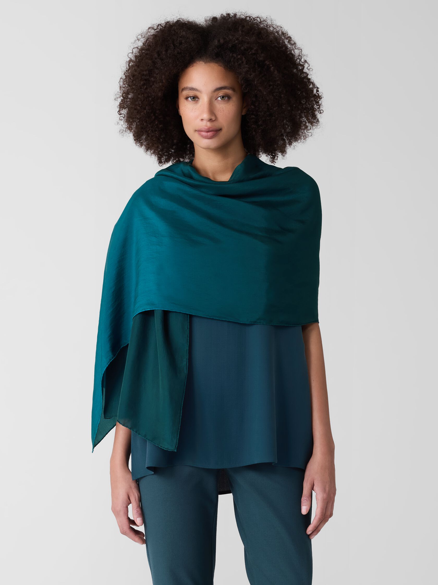 Hand-Dyed Silk Scarf