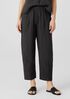 Puckered Organic Linen Lantern Pant