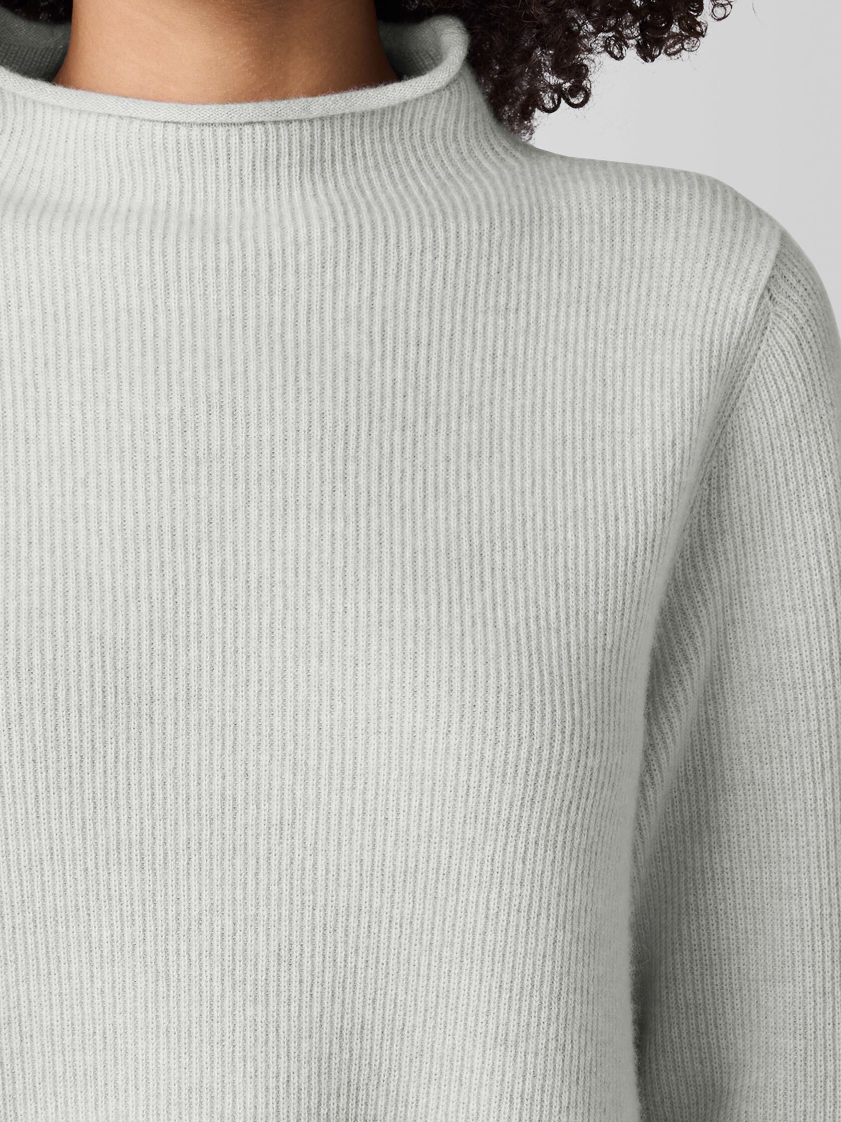 Italian Cashmere Funnel Neck Top