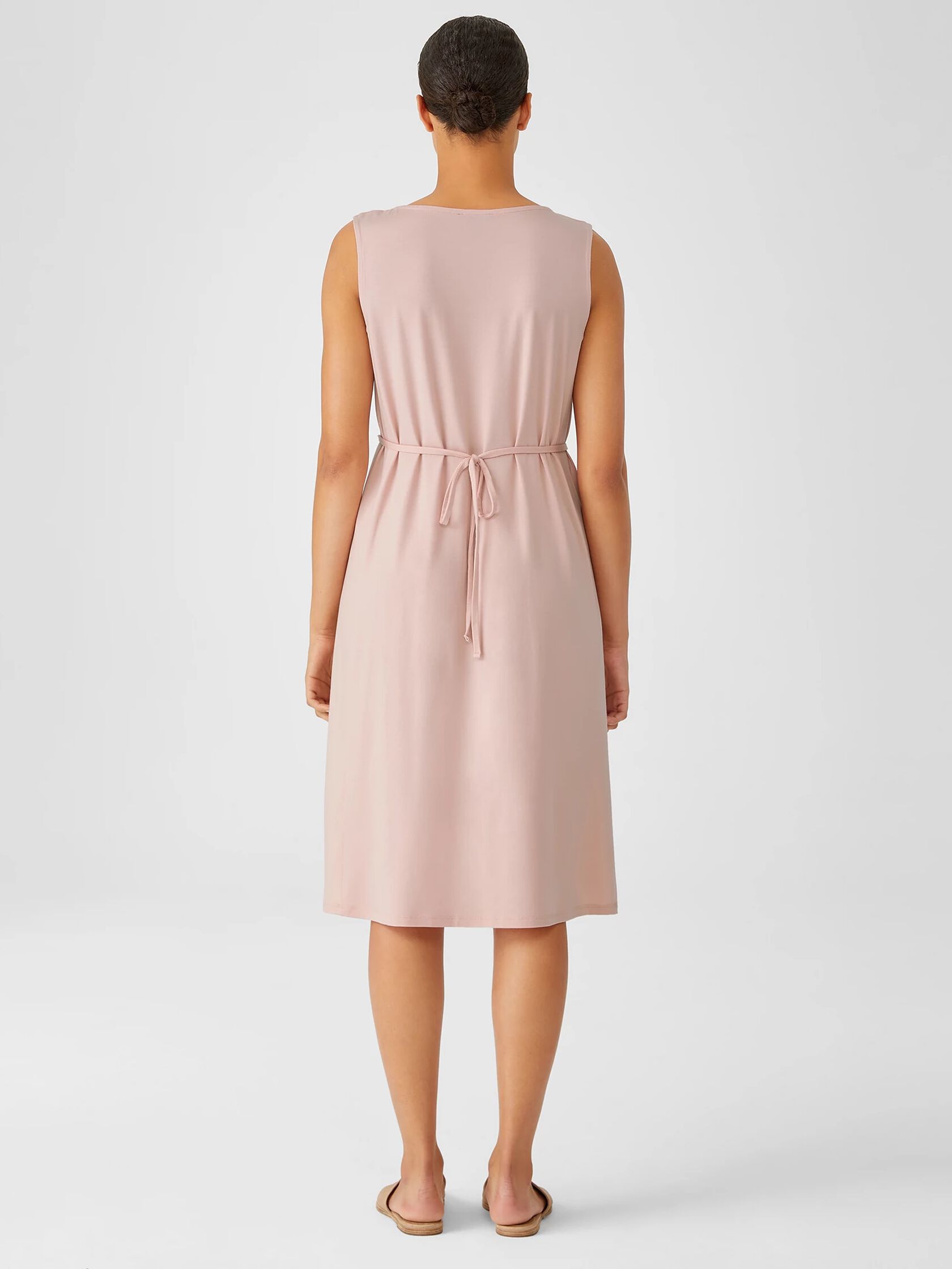 Fine Jersey Sleeveless Tie Dress