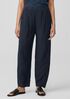 Puckered Organic Linen&nbsp;Lantern Pant