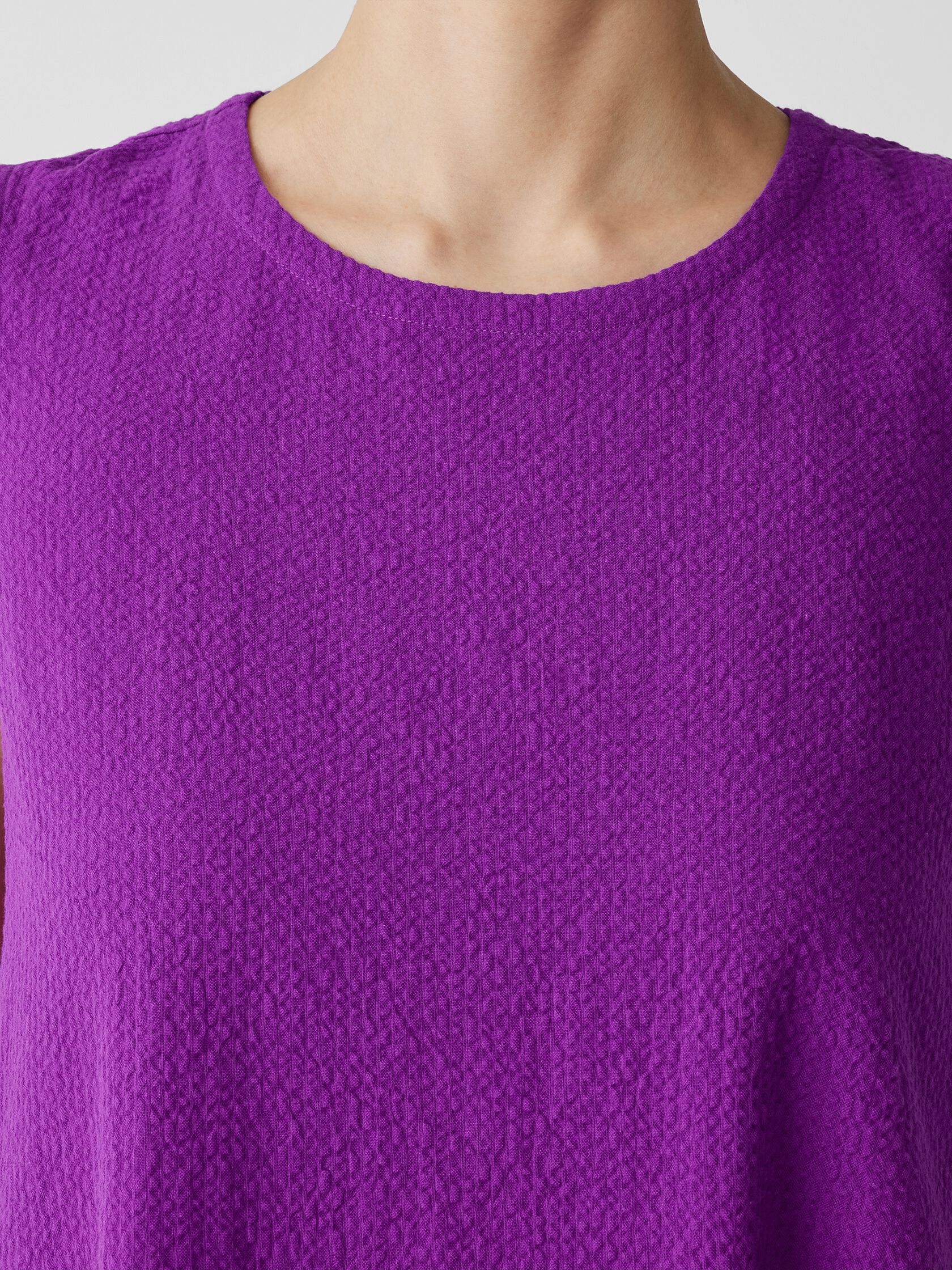 Organic Cotton Ripple Lantern Dress