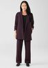 Boiled Wool Jersey Long Blazer
