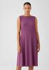 Viscose Jersey Sleeveless Tie Dress