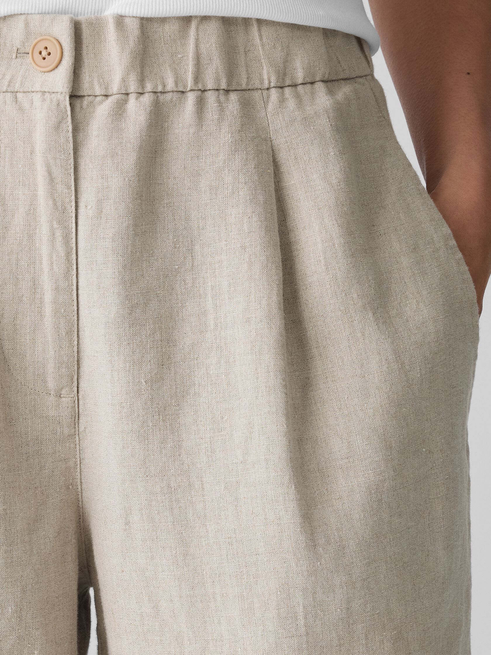 Organic Linen Shorts
