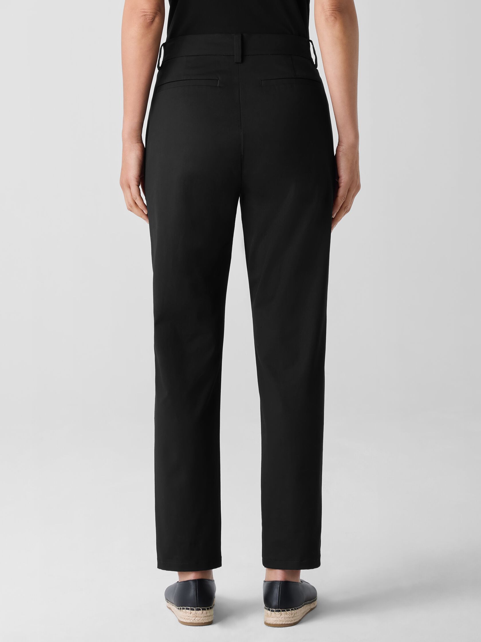 Stretch Cotton Twill&nbsp;Tapered Trouser Pant