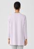 Cozy Brushed Terry Hug Crew Neck Long Top