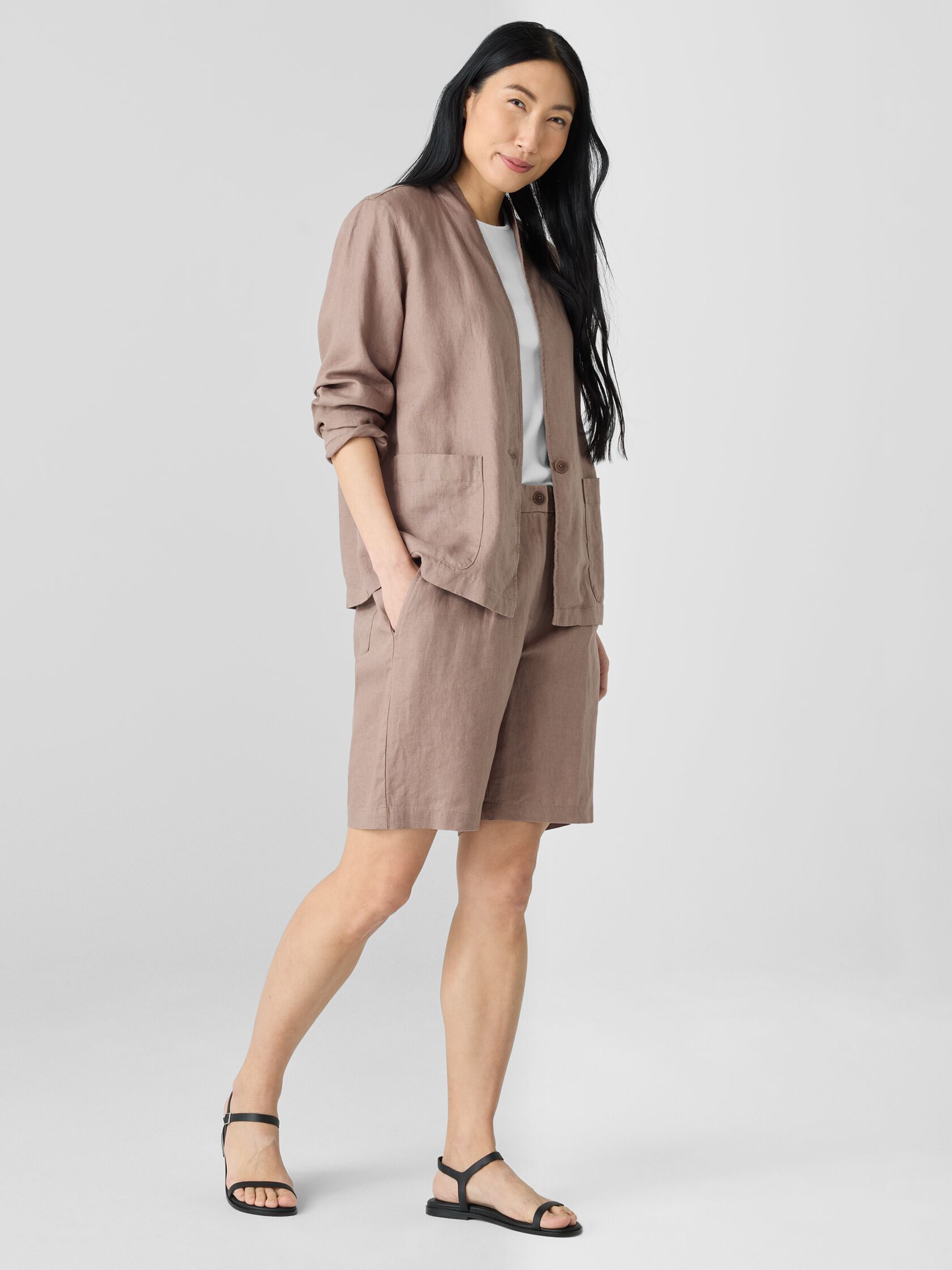 Organic Linen Shorts