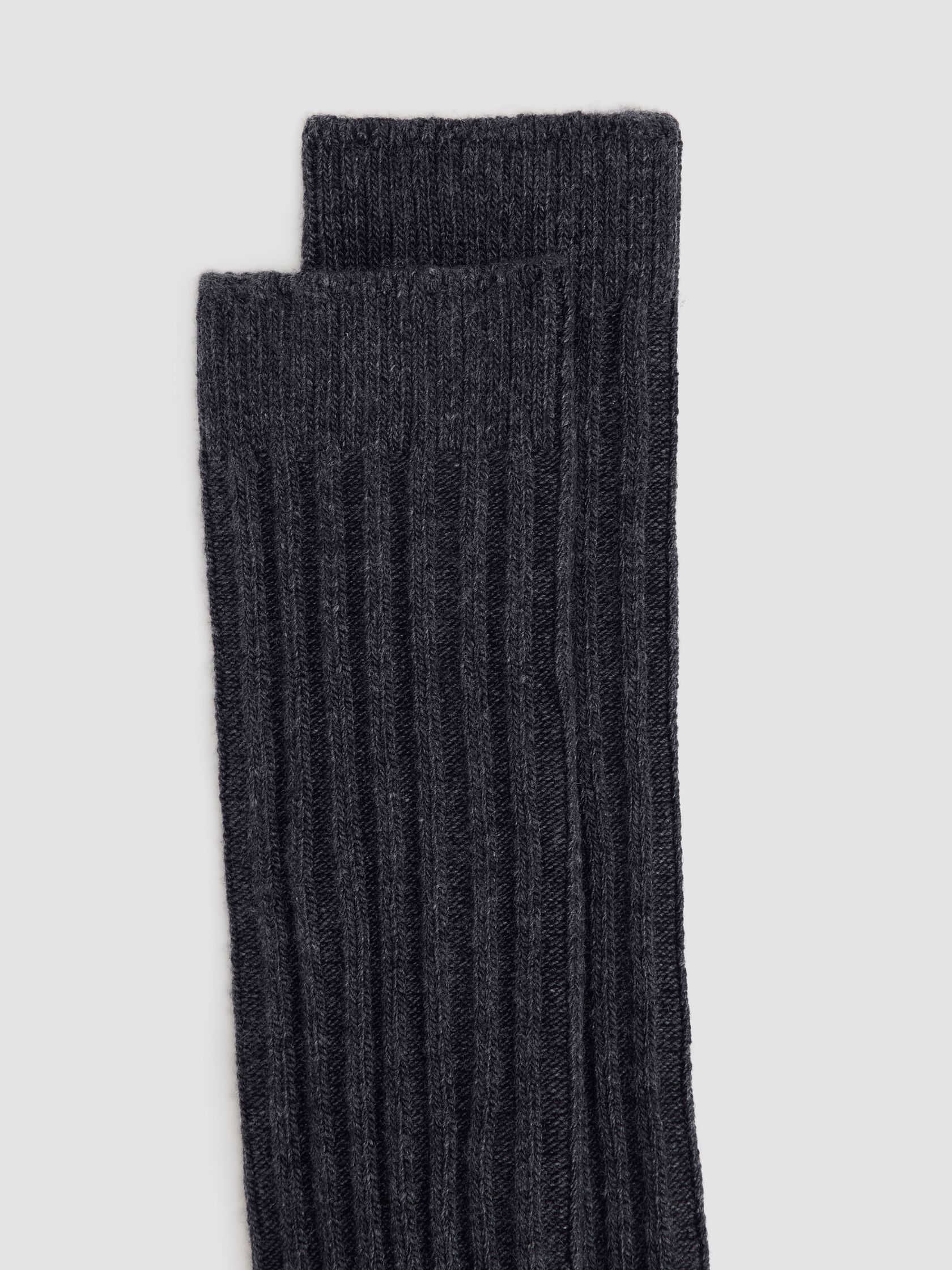 Recycled Nylon Blend Ribbed Slouch Sock