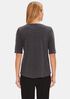 System Organic Cotton Jersey Melange Elbow-Sleeve Tee