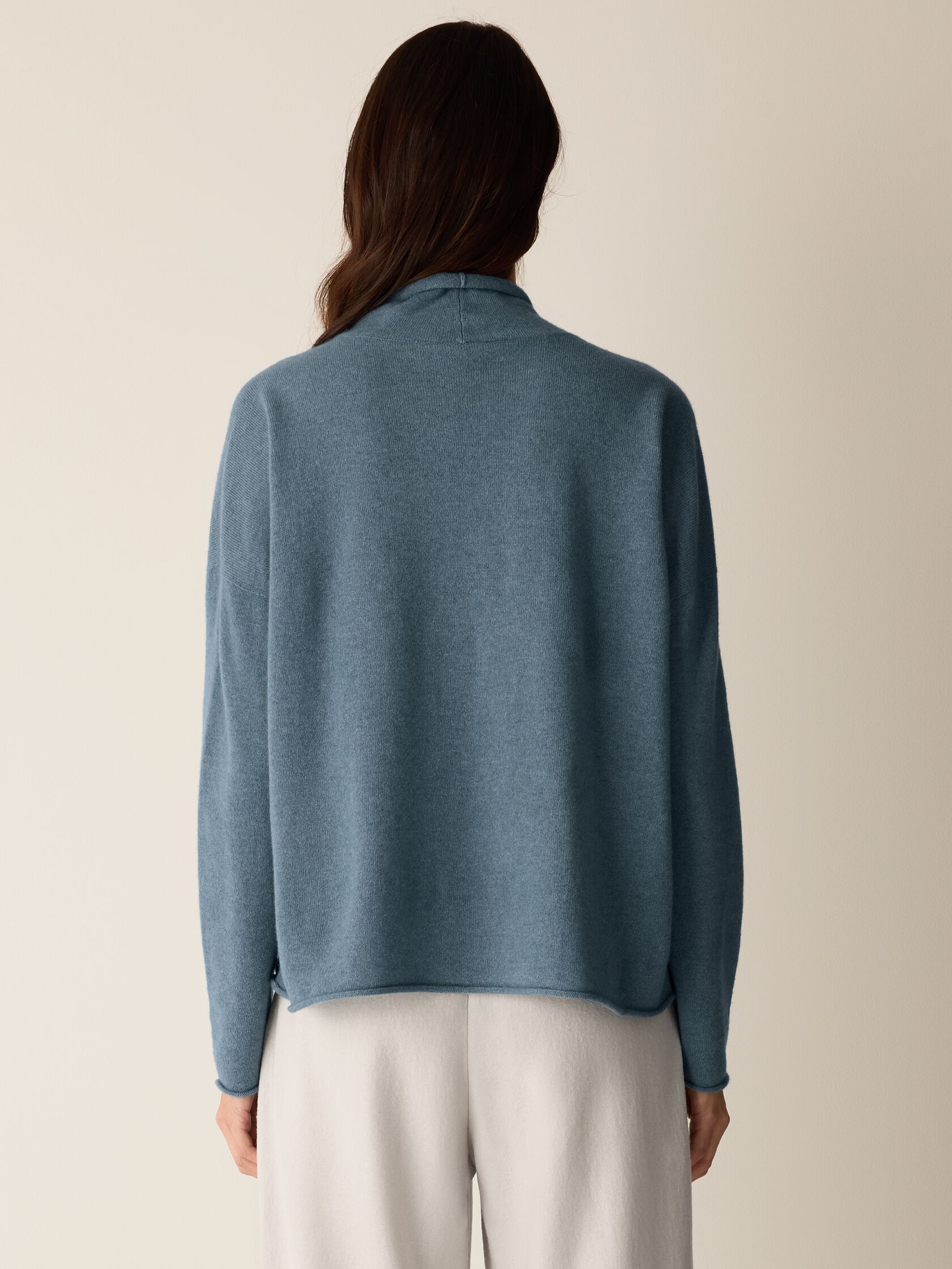 Italian Cashmere Turtleneck Top