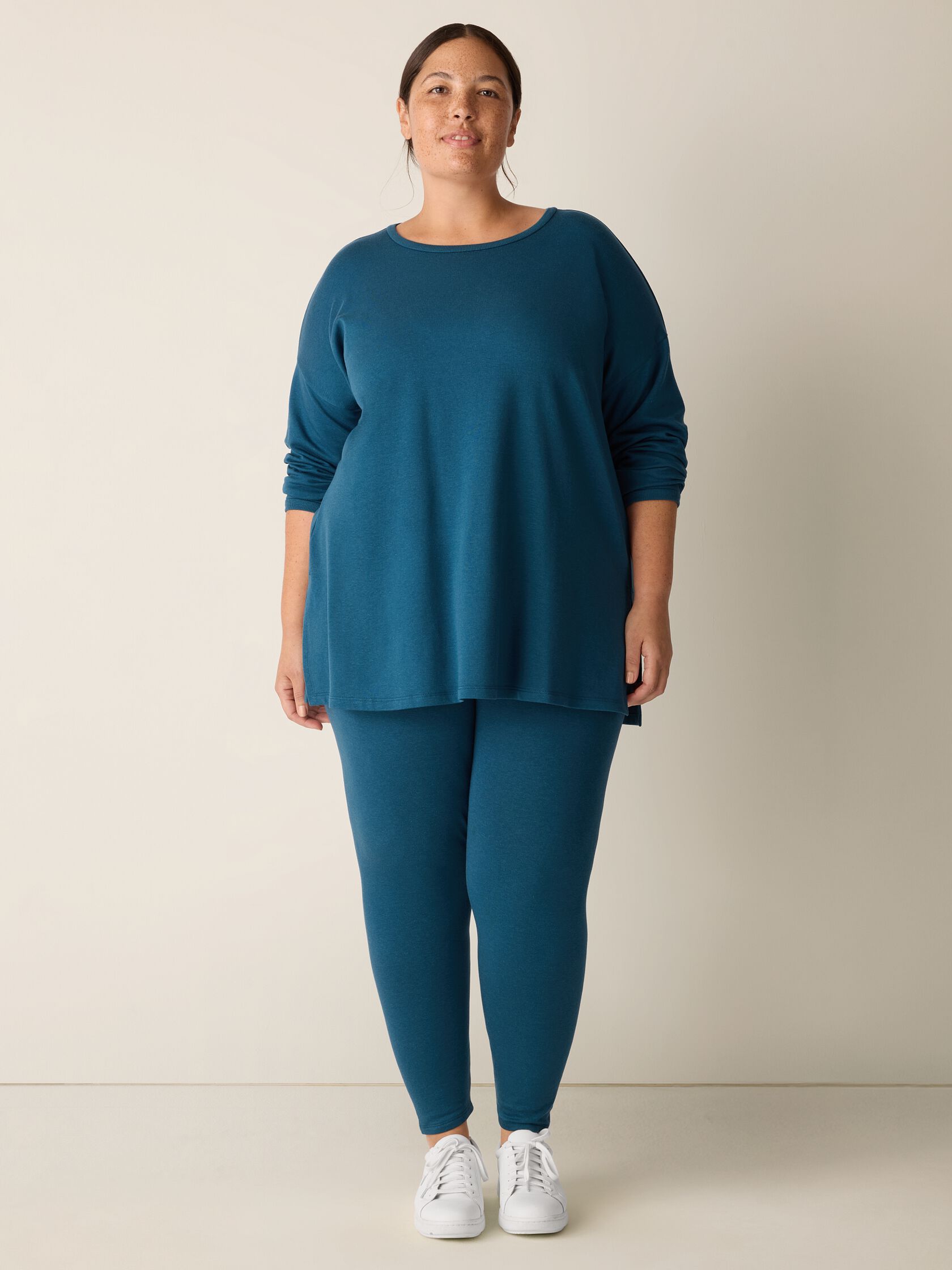 Cozy Brushed Terry Hug High-Waisted Leggings