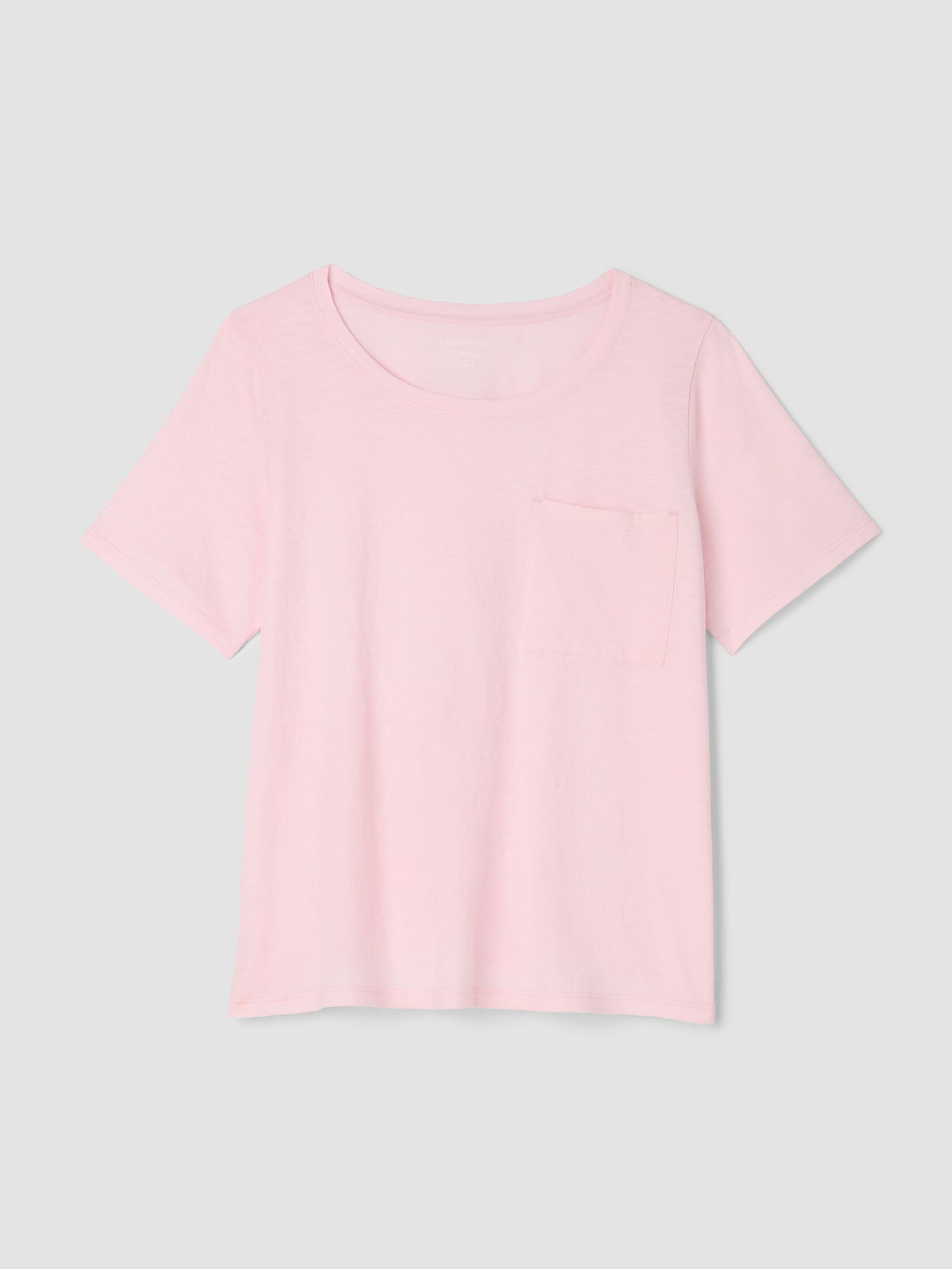 Organic Cotton Slubby Jersey Pocket Tee