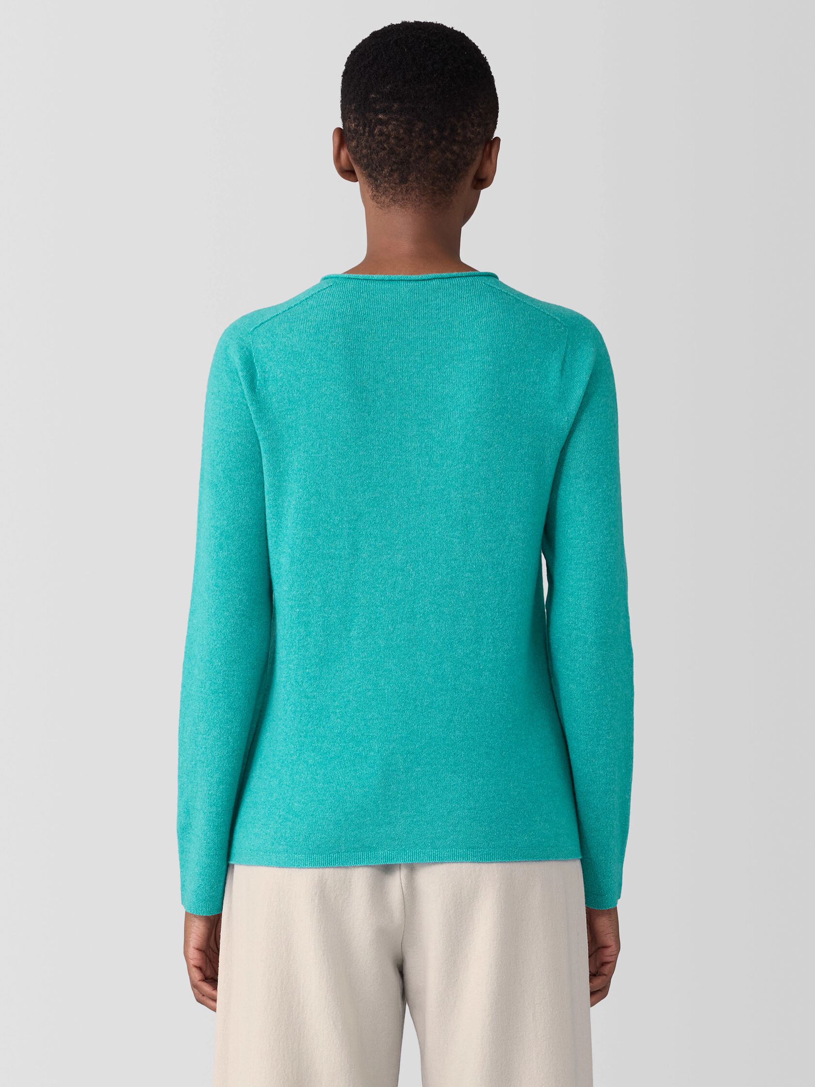 Italian Cashmere Crew Neck Top