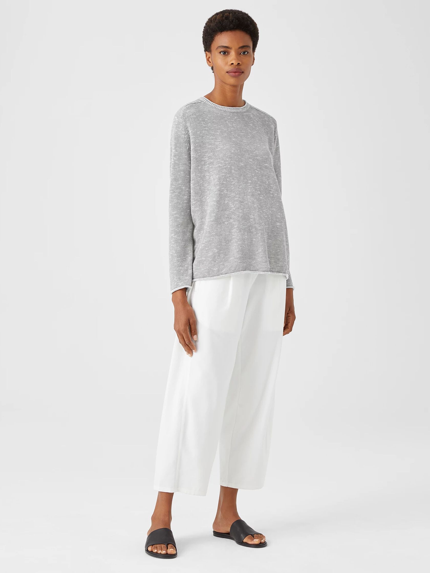 Organic Cotton Linen Slub Top