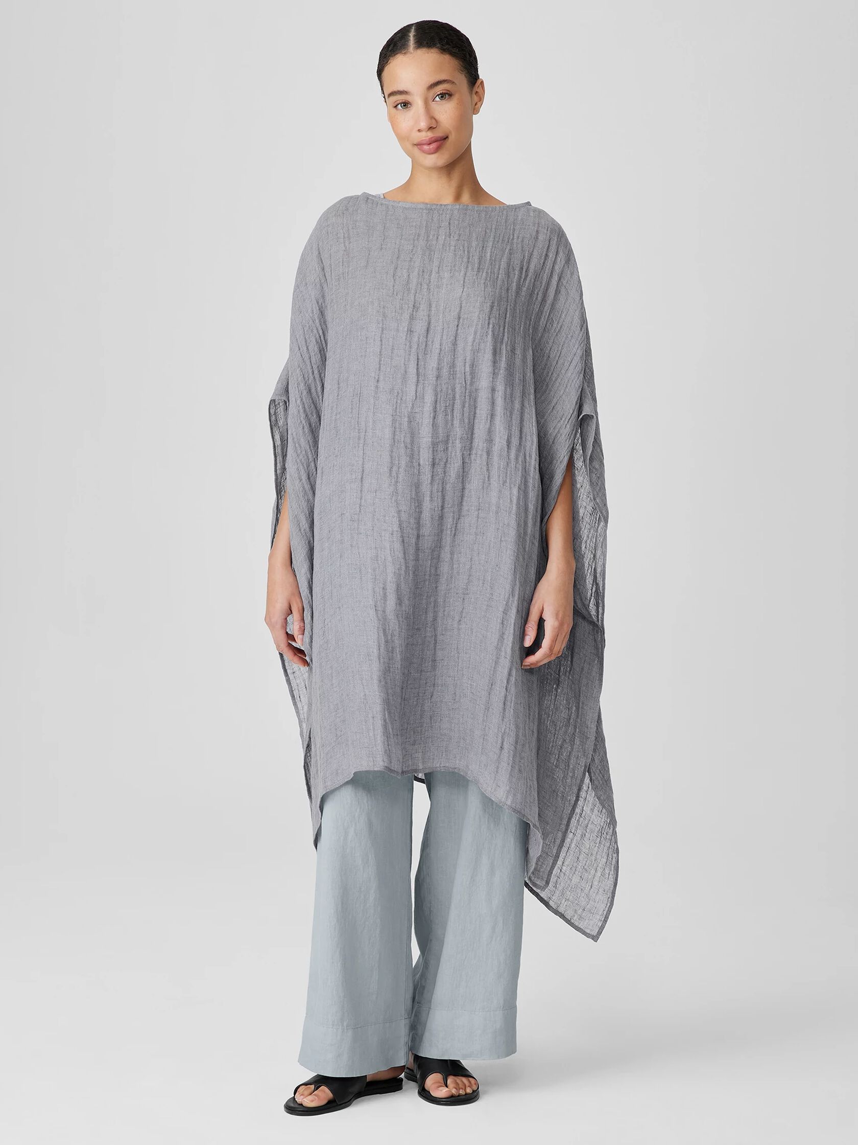 D&eacute;lav&eacute; Organic Linen Gauze Caftan