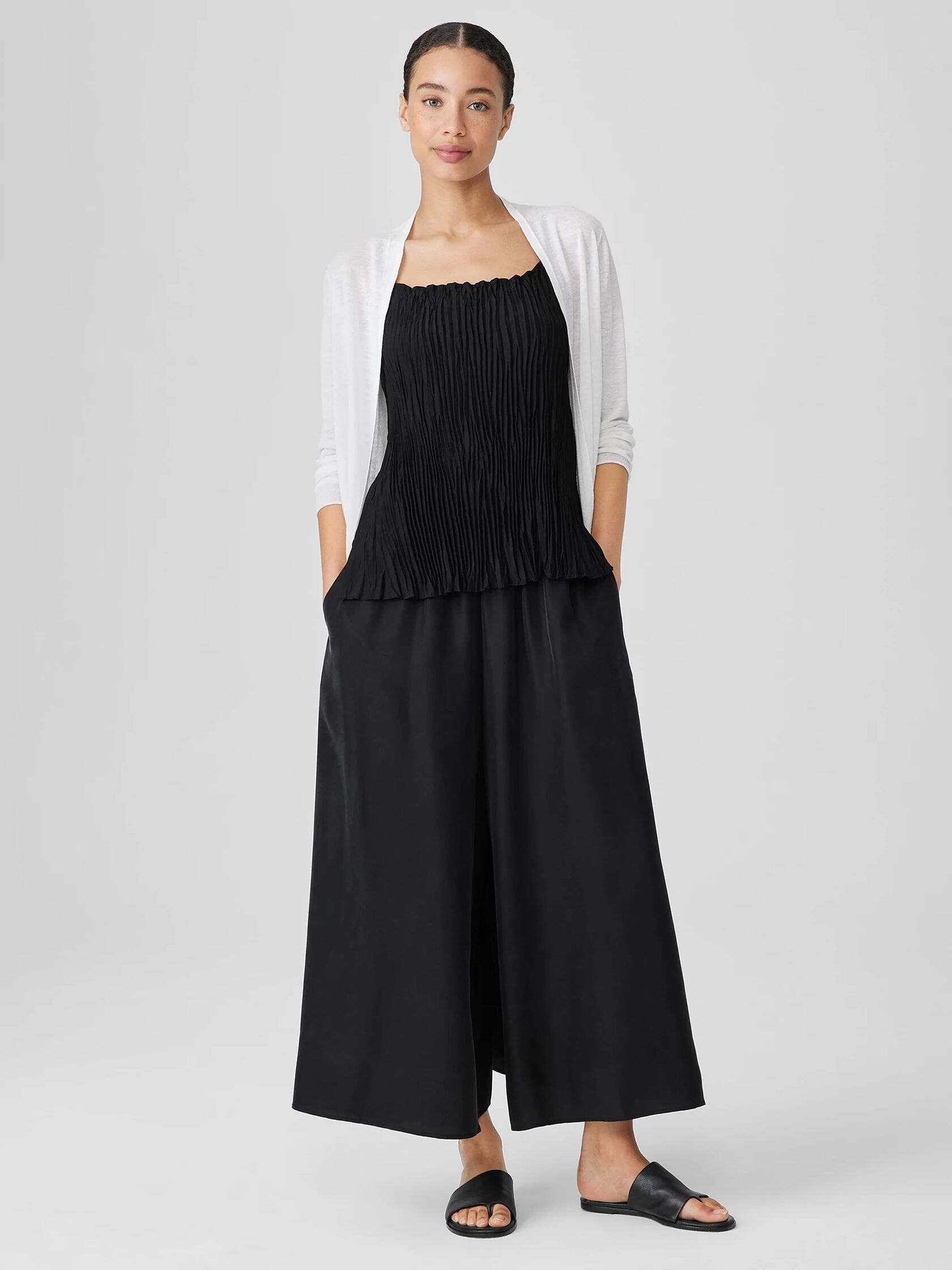 Washed Silk Skirt&nbsp;Pant