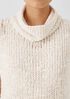 Peruvian Organic Cotton Lofty Slub Turtleneck Top