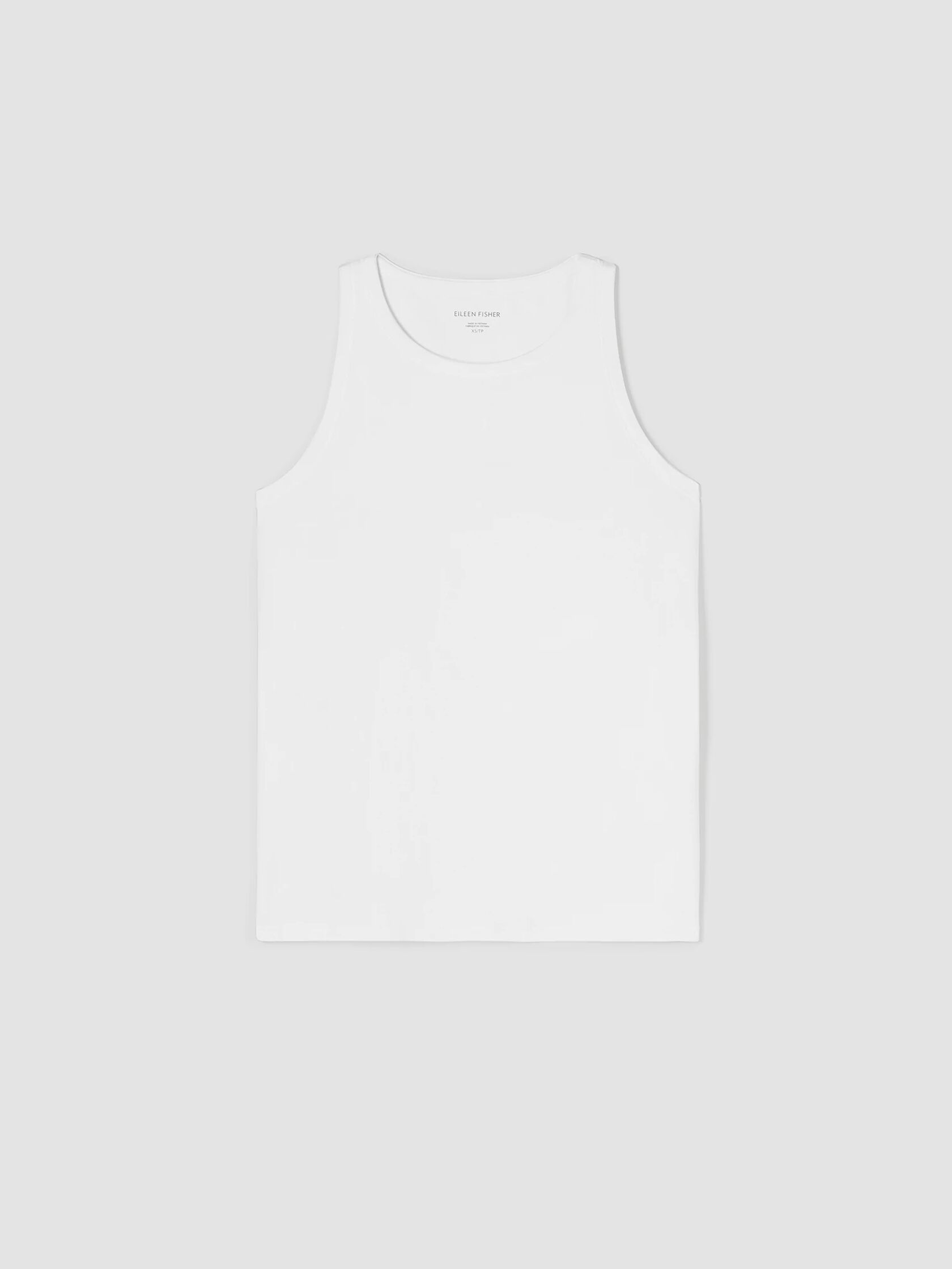 Traceable Cotton Jersey Round Neck Tank