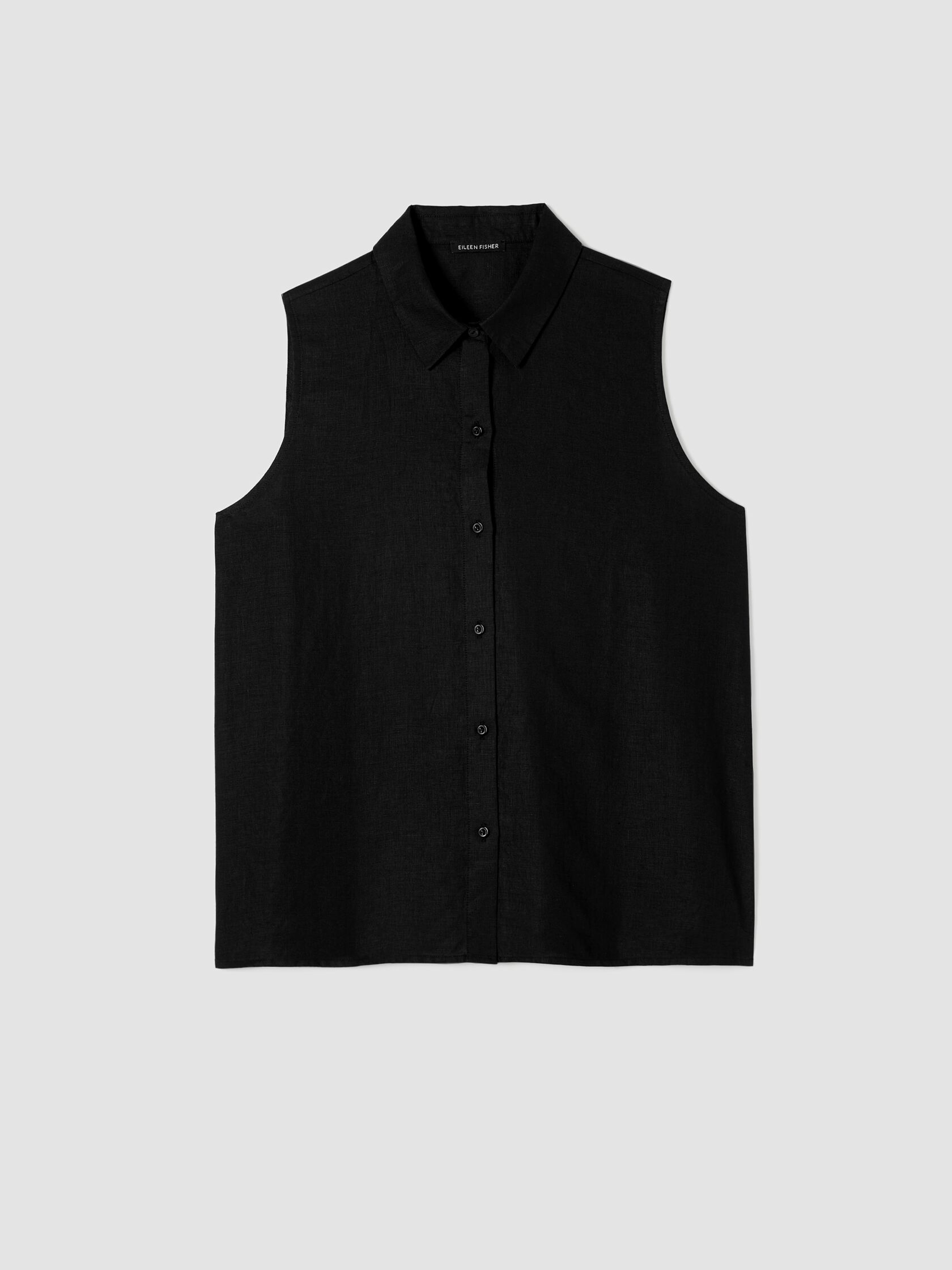 Organic Handkerchief Linen Sleeveless Shirt