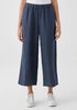 Washed Organic Linen D&eacute;lav&eacute; Wide-Leg&nbsp;Pant