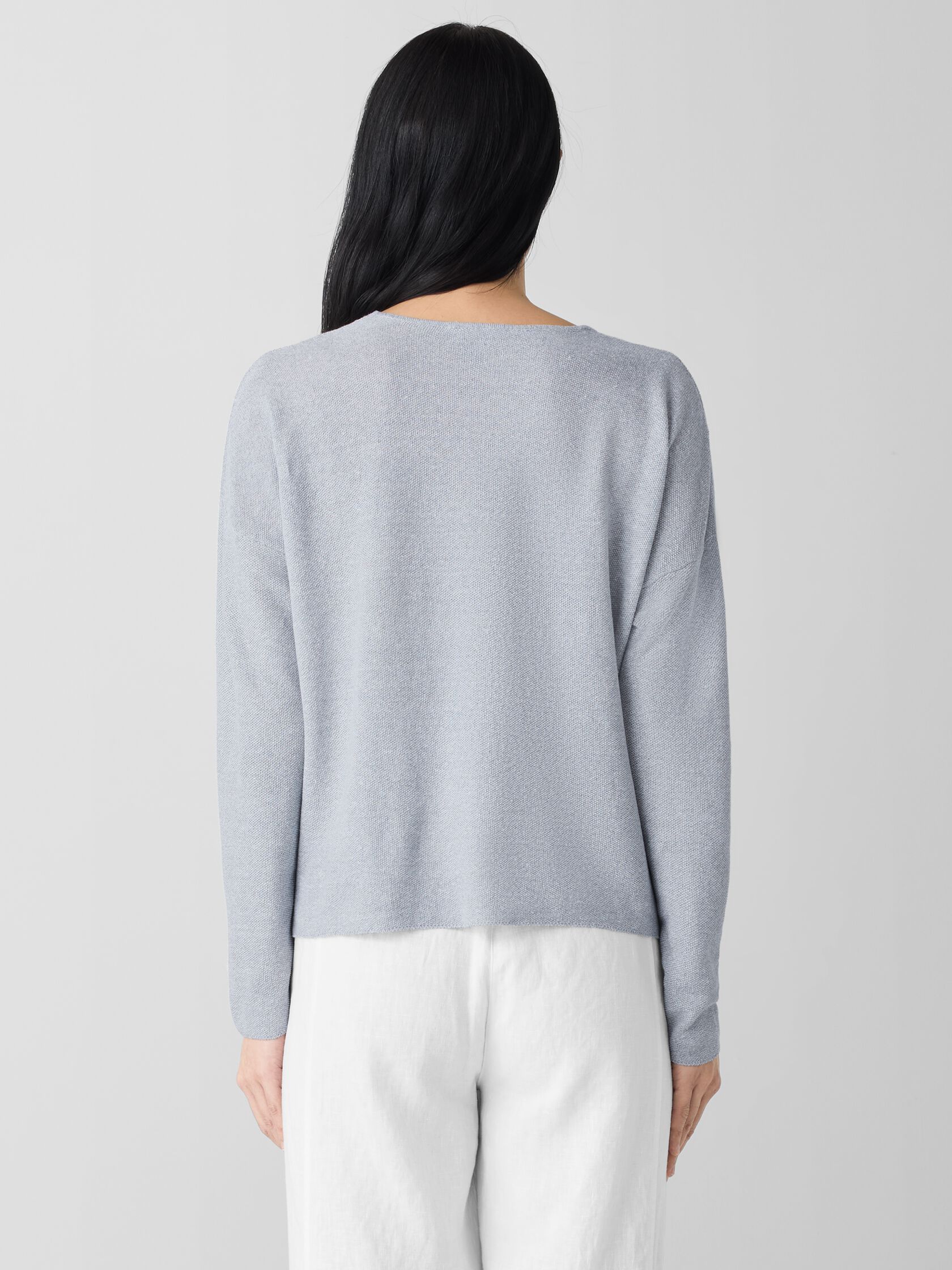 Organic Linen Cotton V-Neck Top
