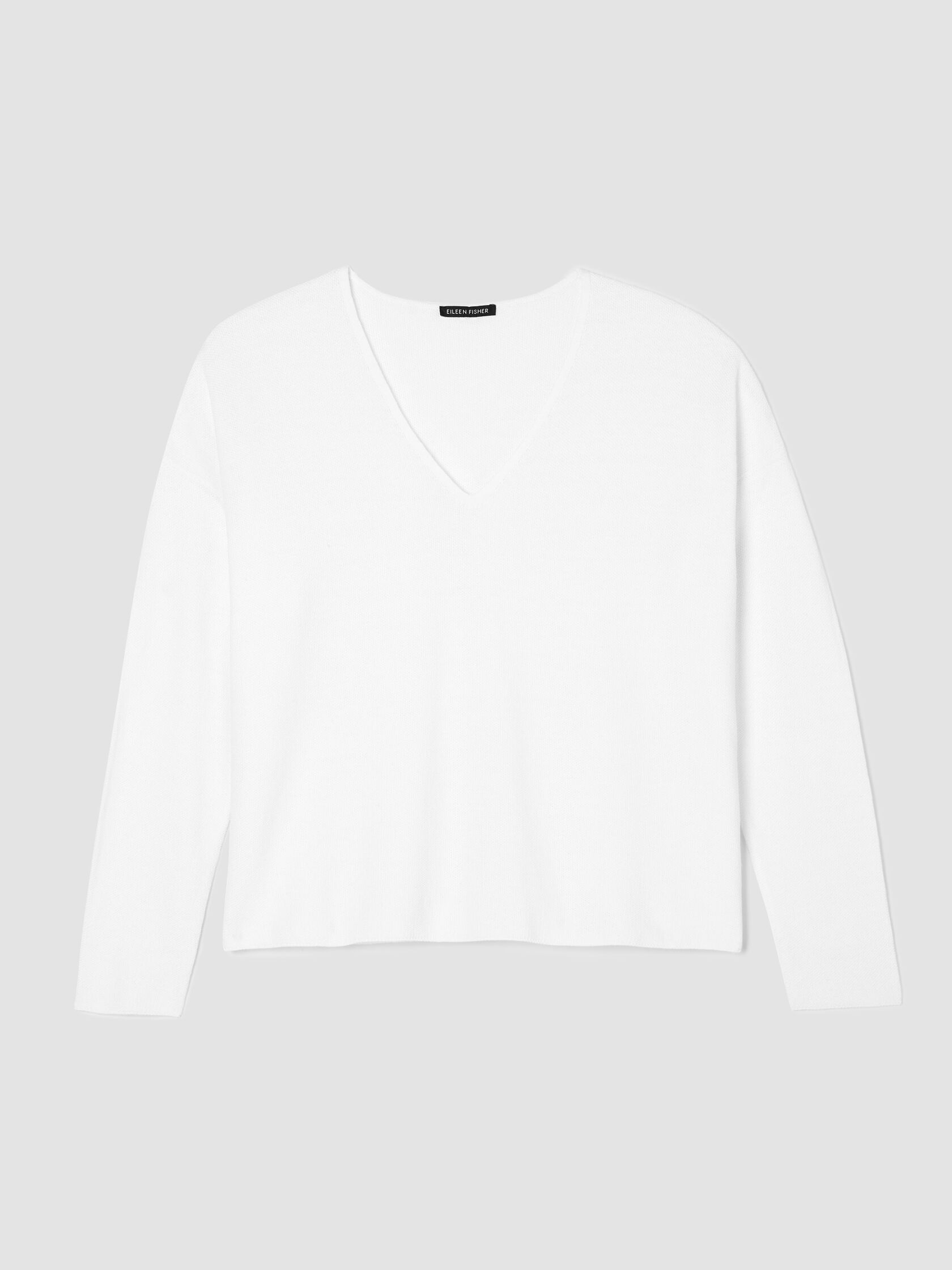 Organic Linen Cotton V-Neck Top