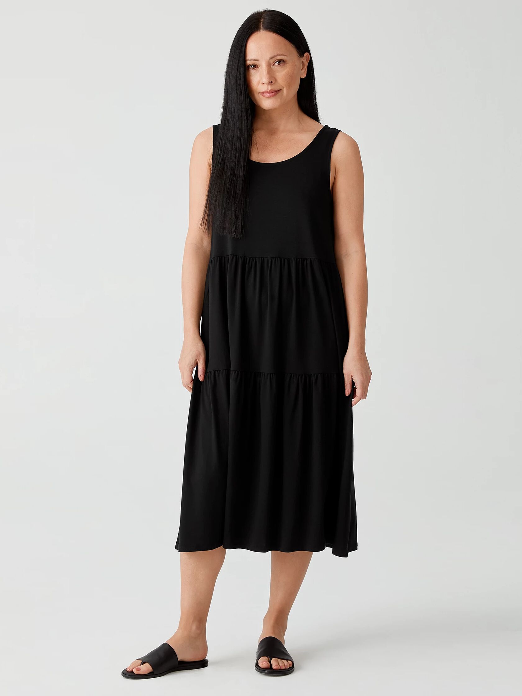 Fine Jersey Tiered Dress