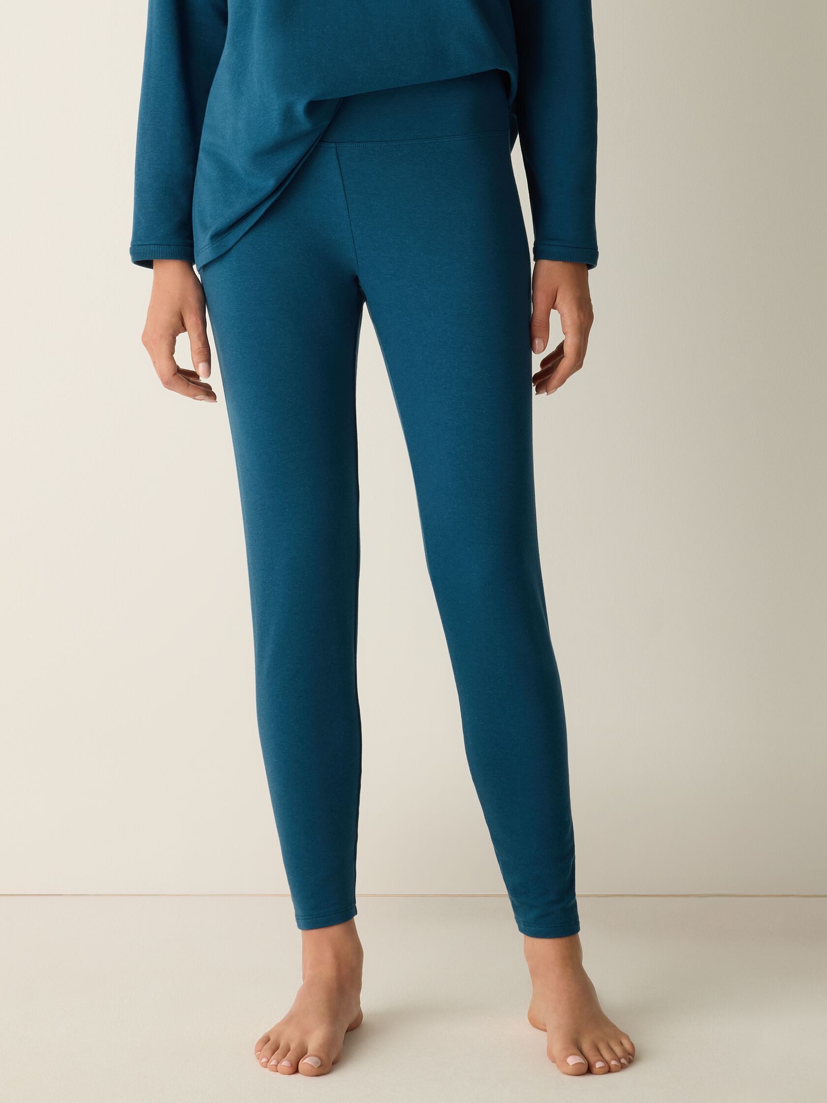 Cozy Brushed Terry Hug High-Waisted Leggings