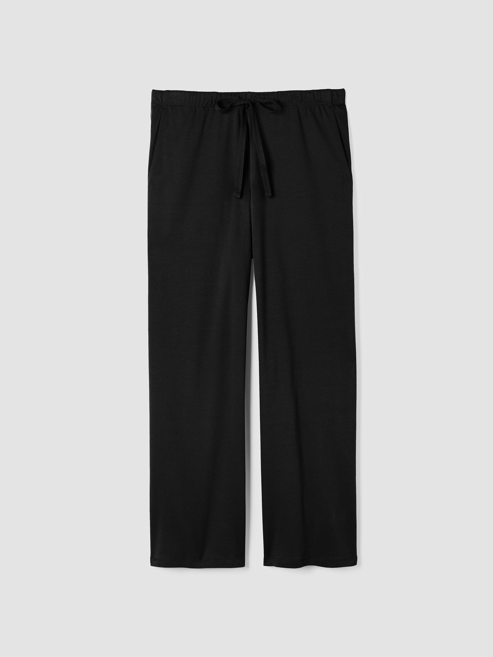 Organic Cotton Interlock Wide-Leg Sleep Pant